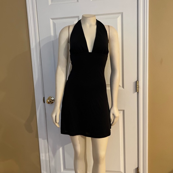 Princess Polly Tinisie Halter Mini Dress Black - Picture 10 of 13